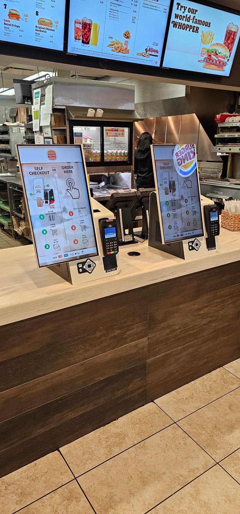 XPR self-ordering kiosks at Charleston (CHS)