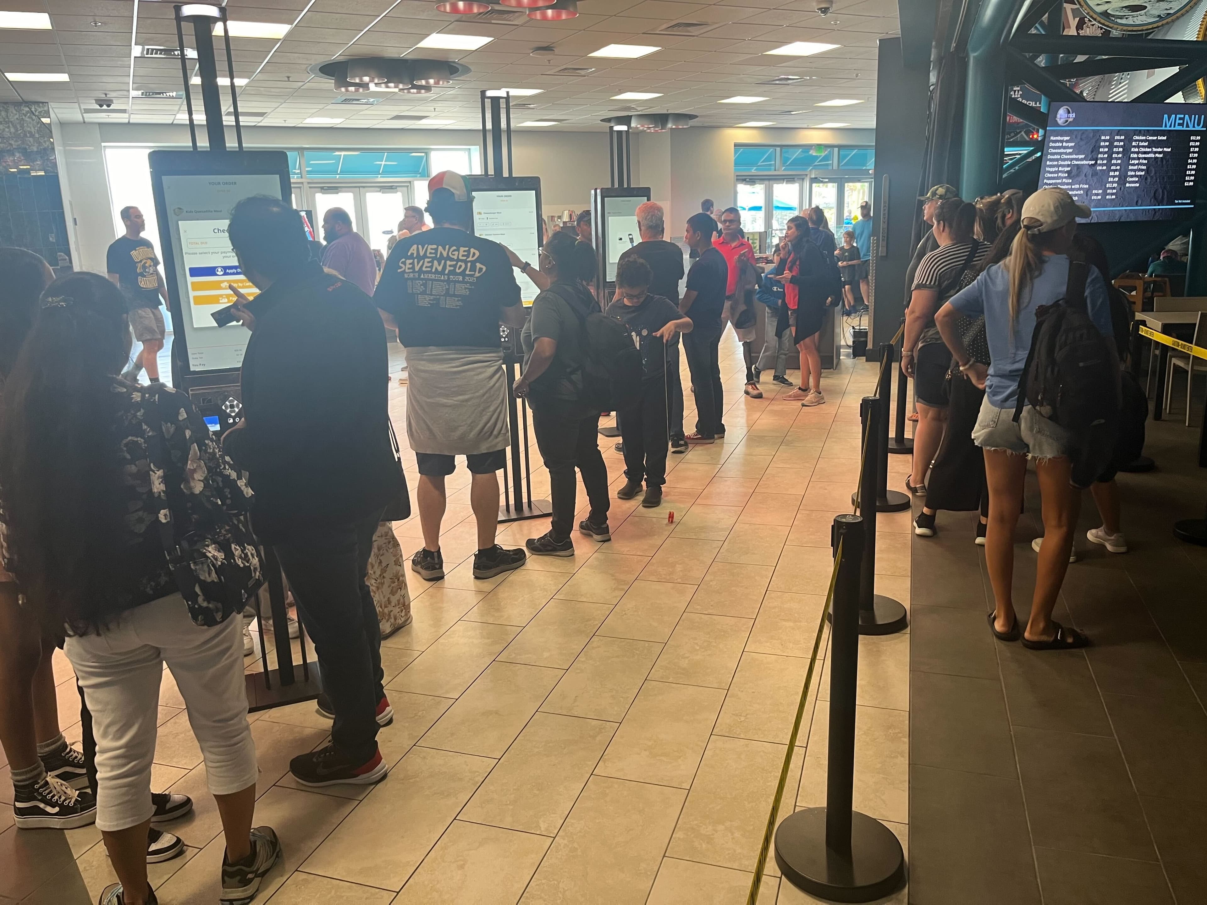 XPR self-ordering kiosks at Kennedy Space Center