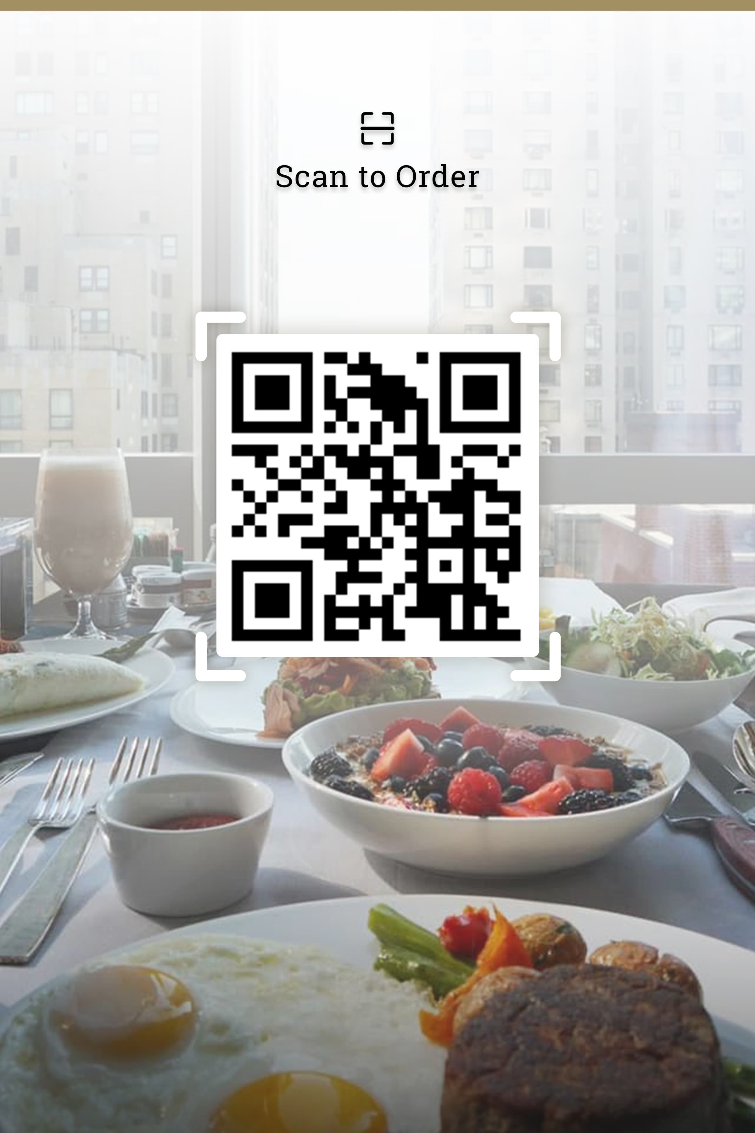 QR Code Based Contactless Ordering at Restaurants